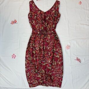 Tatyana Vintage Inspired Bubble Hem Dress- XS